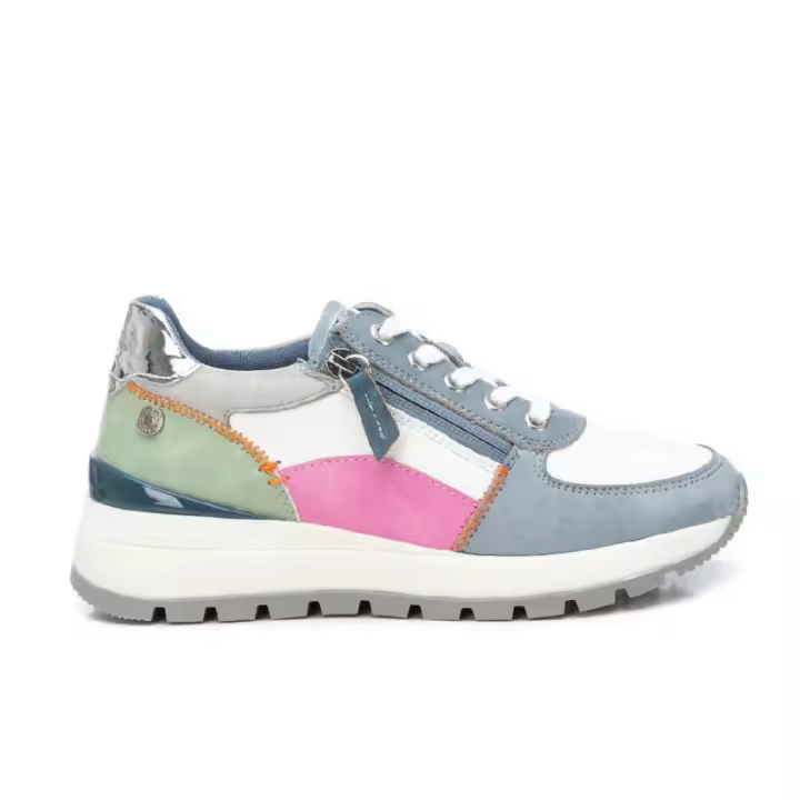 Zapatillas con cremallera casuales azules y rosas Refresh - 1