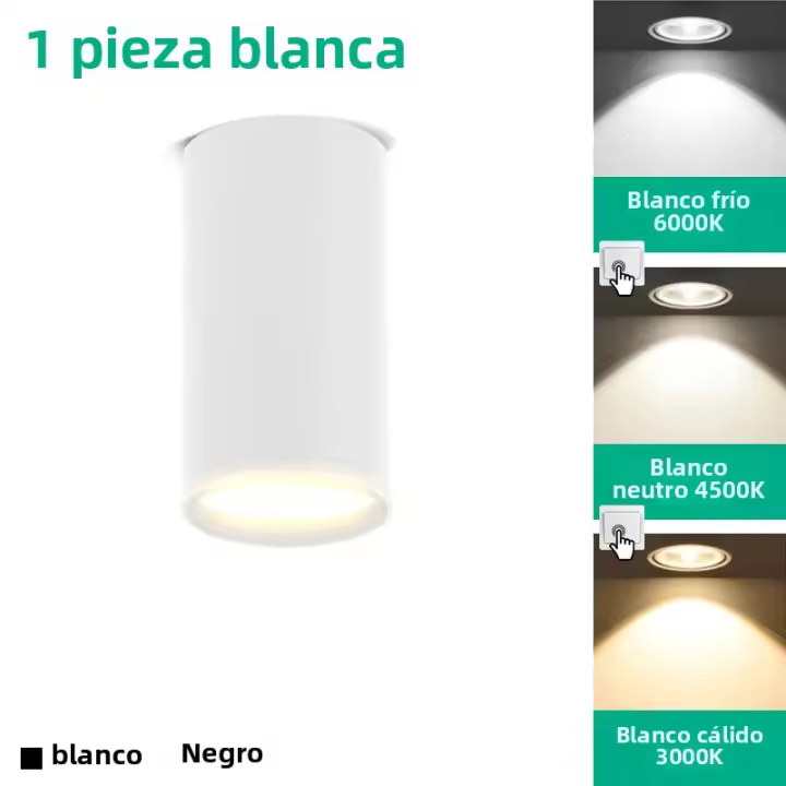 Lámpara De Techo LED GU10 110V/220V Montaje En Superficie Para Dormitorio Sala De Estar Barbería Tienda De Moda Iluminación Doméstica - 1