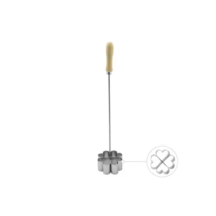 Oryx Molde Flor Mango Madera - Medidas: Mango: 9 Cm - Varilla: 27 2 Cm - Flor: Ø 8 Mm - 3 8 Alt . Cm - 1