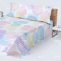 Juego de sábanas estampadas suaves y agradables para la piel, no irritantes, 3 piezas, cama de 90 cm - details 5