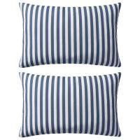 vidaXL 2x Cojines para Exteriores 60x40cm Marino para Casa y Jardin Hogar Color navy stripe,  grey stripe,  Gris y mas - details 0
