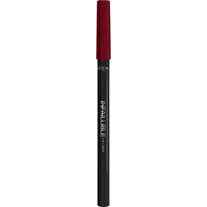 L'Oréal Infallible Lip Liner, rojo 205 Apocalypse Red, - 1