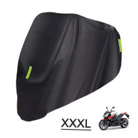 Cubierta Para Motocicleta Universal Protección Contra Polvo Y Enredaderas Impermeable De Otoño Y Primavera 210D Seda Moto Cubierta M-XXXXL - details 10