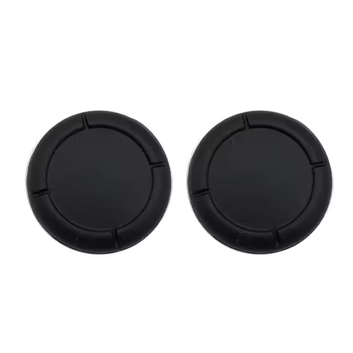 2x GRIPS JOYSTICK NINTENDO SWITCH / SWITCH LITE GOMA PROTECTOR NEGRO - 1