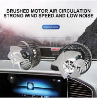 Ventilador de coche, 1 unidad, USB, 5 V, ventilador de refrigeración automático, ventilador de doble cabezal con ventosa para coche, rotación de 360 grados, ajustable, 3 velocidades, electrodomésticos para coche, ventilador de refrigeración para coche - details 2