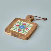 Tappetizes De Madera Estilo Japonés Creativos Antideslizantes Con Patrón Artístico Delineado Delicado Para Bebidas Tamaño Approx 10x10cm - details 12
