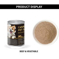 Latas para perros / Comida húmeda para perros - Puré nutritivo de carne (375g)--La versión nueva y la versión antigua se enviarán al azar. - details 1