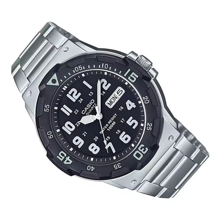 Reloj deportivo hombre Casio MRW-200HD-1BV correa acero water resist 100m - 1