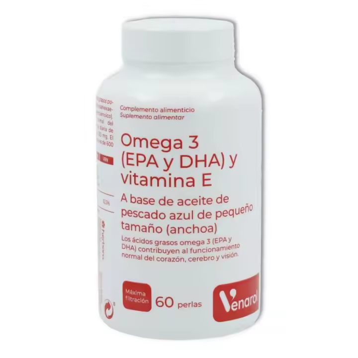 Herbora Venarol Omega 3 60 Perlas - Complemento Circulatorio, Cerebral y Visual - 1