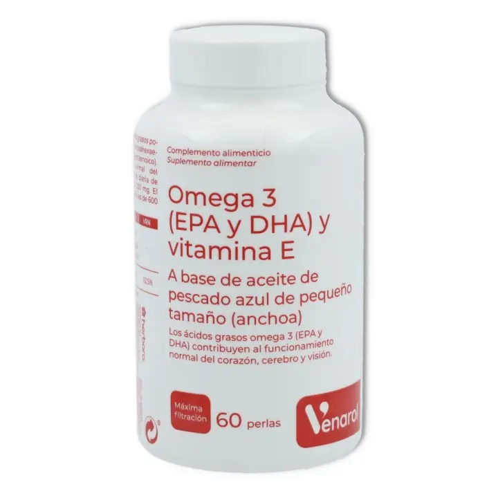 Herbora Venarol Omega 3 60 Perlas - Complemento Circulatorio, Cerebral y Visual - 1