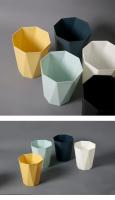 Bandeja De Papel Grande Capacidad Plástica Para Baño Dormitorio Cocina Oficina Recipiente De Basura Doméstico Con Abertura - details 8