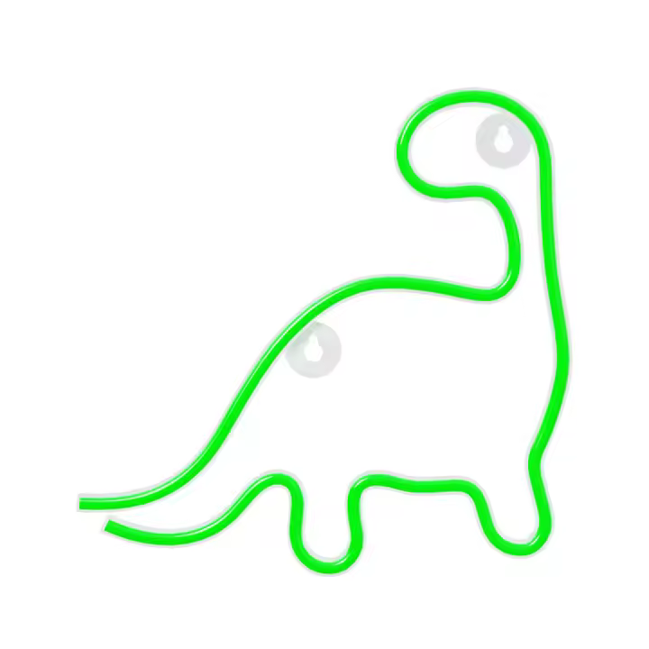 Lampara forever neon led dinosaur green - 1