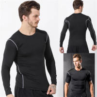 Camiseta Deportiva De Hombre Para Ciclismo Con Mangas Largas Ajustada Y Secado Rápido Para Entrenamiento De Fútbol Y Baloncesto - details 2