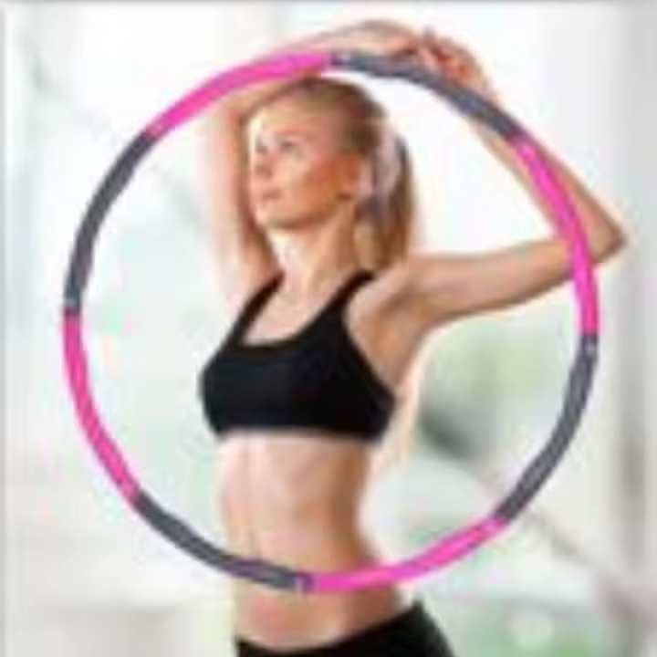 Weighted Hula Hoop for Adults Fitness Exercise Hoop for Weight Loss Home Workout and Gift for Friends - 1