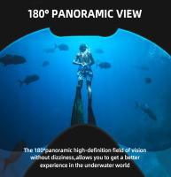 Máscara De Snorkel Con Visión Panorámica De 180° Antiniebla Y Antirreventón De Silicona Top Seco Diversión Subacuática Y Natación Con 2 Snorkels - details 10