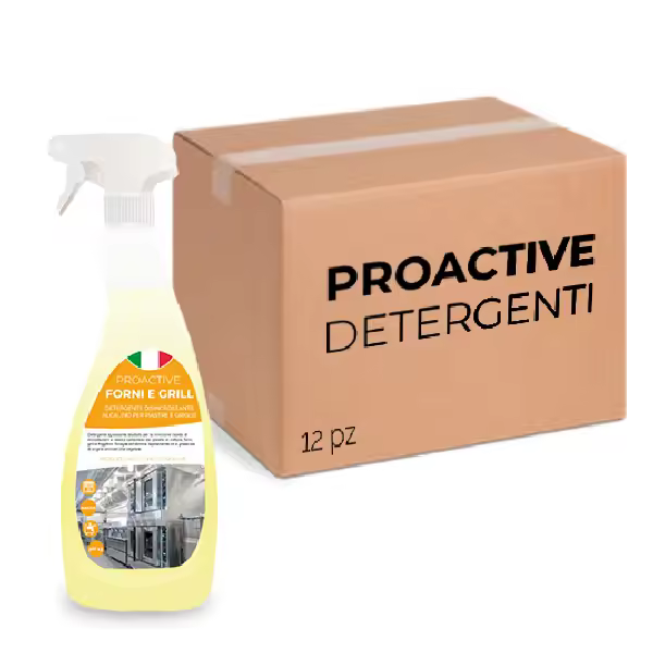 Caja de 12 piezas de detergente desincstante para Hornos y planchadas ProActive 750 ml - 1