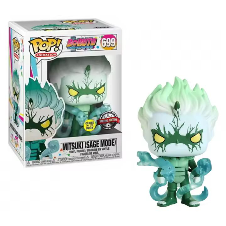 Funko pop Mitsuki Sage Mode Glow 699 Boruto Naruto Shippuden Glows in the dark - 1