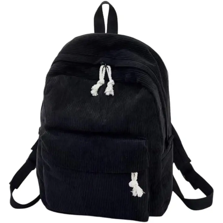 Personalizada Corduroy Preppy mochila de las mujeres (Cinco Colores availbles) - 1