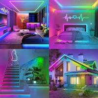Tira De Luces LED RGBIC USB Para Juegos Con Retroiluminación Y Sincronización De Música Bluetooth F Flexible Y Neón Para El Dormitorio - details 6