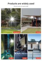 Luces Solares LED Para Calles Exteriores 1-4 Pack Lámpara Solar Impermeable Con Sensor De Movimiento Modos De Iluminación Para Seguridad En Jardín - details 14