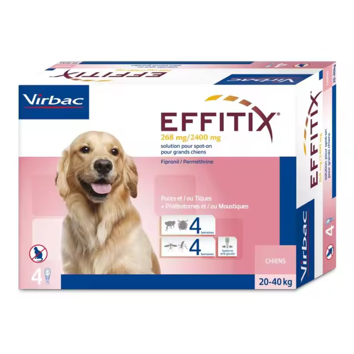 EFFITIX perro L (20-40kg) (4 pipetas) - 1