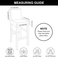 Cubierta De Silla Elástica De Spandex Con Trenzado Para Bar Stool Cubierta De Asiento Sólida Decoración Para Hogar Hotel Banquete Silla De Comedor Moderna - details 0