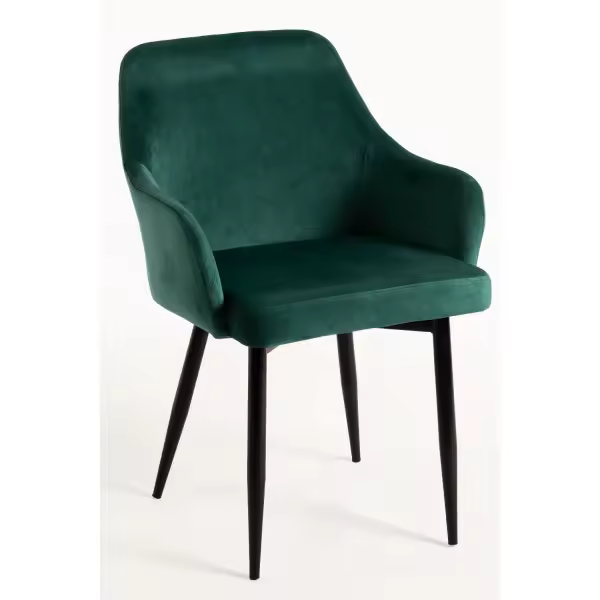 Silla Puan Terciopelo - Verde - 1