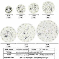 LED Chip Para Downlight SMD 2835 Bolas De Luz Redonda 3W 5W 7W 9W 12W 15W 18W Voltaje AC 220V-240V Iluminación De Spot - details 3