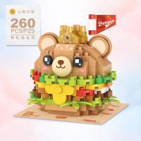 Bloques De Construcción De Micropartículas Mini Vista De La Calle Tienda De Takoyaki Tienda De Café Pastel De Fruta Pareja De Bolsas Lindas Para Niños Regalos De Navidad - details 13