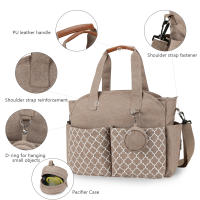 Bolsa de Pañales para Bebé de Gran Capacidad Bolsa de Maternidad Impermeable Multifuncional Portátil para Cuidado del Bebé Material de Poliéster - details 4