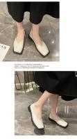 Zapatos De Mujer Mary Jane Retro Cuadrados Plana Minimalista Moda Zapatos Casuales Ligeros Para Primavera Y Otoño - details 5