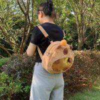 Mochila De Peluche Capybara Kawaii Moda Muñeco Peluche Bolsa Infantil Mochila De Hombro Mini Bolsa Para Regalos Para Novia - details 16