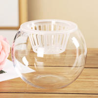Maceta Autoabastecida Transparente De Plástico Para Plantas Y Acuarios Decoración Moderna Para Sala De Estar Y Oficina - details 10