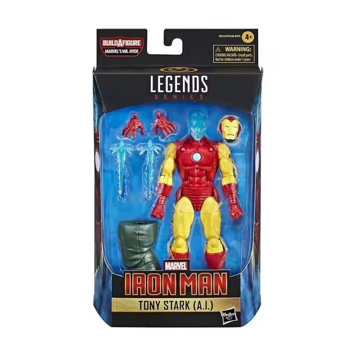 SHANG CHI Figura de acción Coleccionable de Iron man Tony Stark (A.I.) de 15 cm de Hasbro Marvel Legends F0252 CPAF0252 - 1