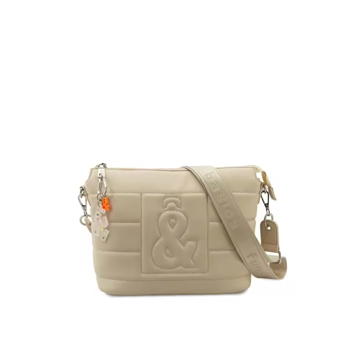 Bolso bandolera BELLA beige Fun&Basics - 1
