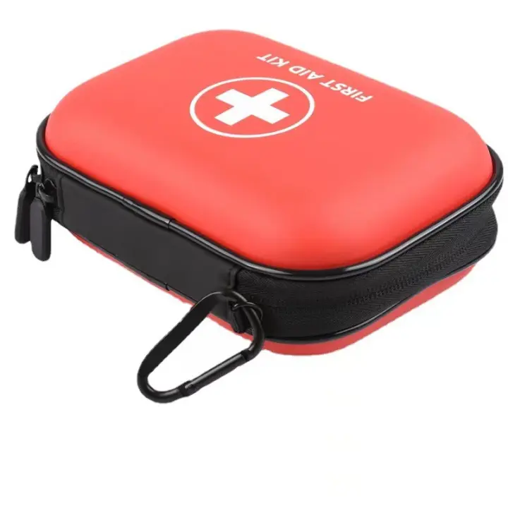 Kit Compacto de Primeros Auxilios Diseñado para Cuidados Familiares de Emergencia. Carcasa de EVA a Prueba de Agua. Esta Bolsa es Ideal para el Coche, Barco, Camping, Oficina. - 1