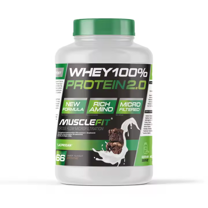 Whey 100% Protein 2000g - MuscleFit│MUSCLECULT Rincón  Concentrado de Proteína para Creación de Músculo - 1