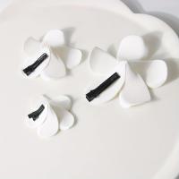 Set De 3/10 Clips De Cabello Plumeria Para Mujer Accesorios De Moda Con Flores De Aluminio Clips De Lado Para Niñas - details 2