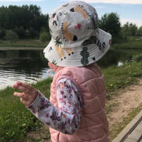 Gorro De Pescador Infantil De Verano Panamá Para Niñas Y Niños Protección UV Sombrero De Sol Para Niños Y Niñas Ajustable Todoterreno - details 3