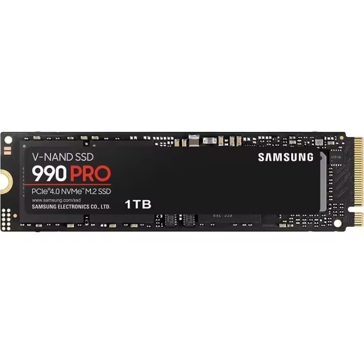 Samsung 990 PRO 1TB SSD PCIe 4.0 NVMe M.2 - 1