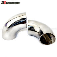Flecha De Acero Inoxidable 304 90 Grados OD38-76mm Para Conexión De Tubo De Escape De Automóvil Juego De Repuesto De Tubo De Escape - details 4