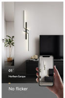 Lámpara De Pared LED Moderna 13W-18W Luz Para Dormitorio Y Sala De Estar Iluminación Interior Doméstica Con Sombrilla Aluminio Ajustable - details 1