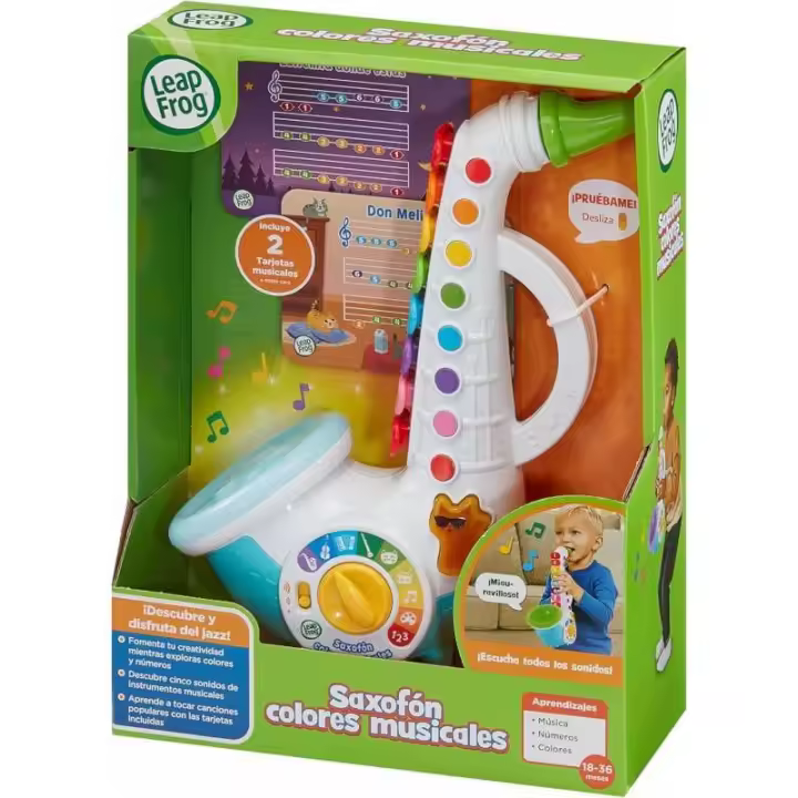 SAXOFON DE COLORES MUSICALES LEAP FROG DE VTECH - 1