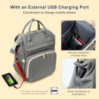 Bolsa De Bebé Plegable Para Mamá Múltiples Funciones Impermeable Gran Capacidad Para Viajes Al Aire Libre Cuidado Del Bebé - details 3