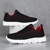 Zapatos De Correr Para Hombre Transpirables Zapatillas Deportivas Ligeros Antideslizantes Mesh Tenis De Caminar Exterior Correa De Lazo Flats Para Adultos - details 4