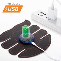 Masajeador Abdominal Inalámbrico Para El Fitness Y La Estructura Corporal Adecuado Para Hombres Y Mujeres Carga USB Tamaño Multi SML - details 4