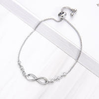 Pulsera de 8 dígitos para Mujer, pulsera ajustable y desmontable de Cristal Moderna, versátil y Fácil - details 1