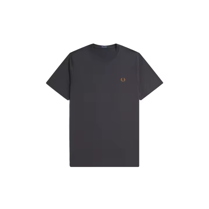 Fred Perry Crew Neck T-Shirt Anchor Grey / Dark Caramel - 1