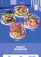 Mini Puzzle 3D De Calle Ciudad Con Café Tienda De Pelucas Y Salón De Belleza Bloques Creativos Para Decoración De Habitación Juguetes Para Niños Regalo De Cumpleaños Para Amigos - details 22