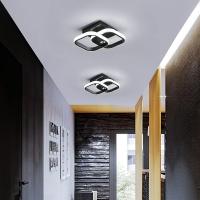 Lámpara nórdica simple para pasillo, lámpara de techo para dormitorio, reemplazo de escalera, balcón, lámpara de entrada, círculo led principal - details 2